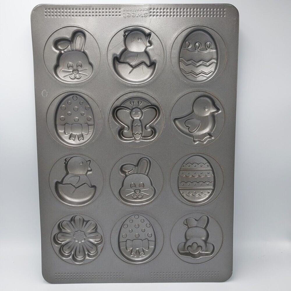 Sweet Creations Spring Cookies Pan‎ Easter Decor Holiday Cookies